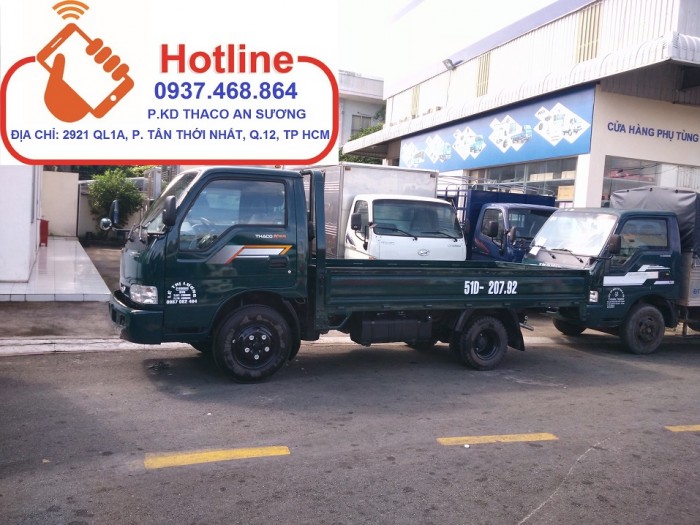 Xe tải KIA K165 2.4 tấn. Xe tải KIA K165S 2T4 . Xe tải KIA 1.4 tấn – THACO AN SƯƠNG