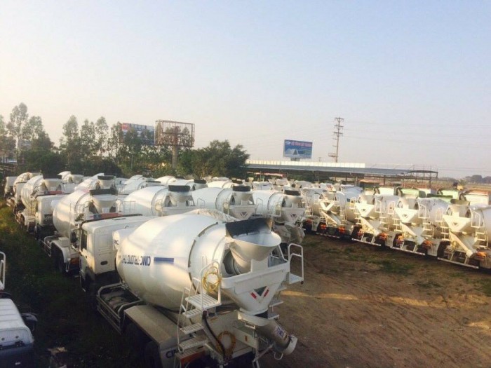 Xe trộn bê tông 10 khối yuli
