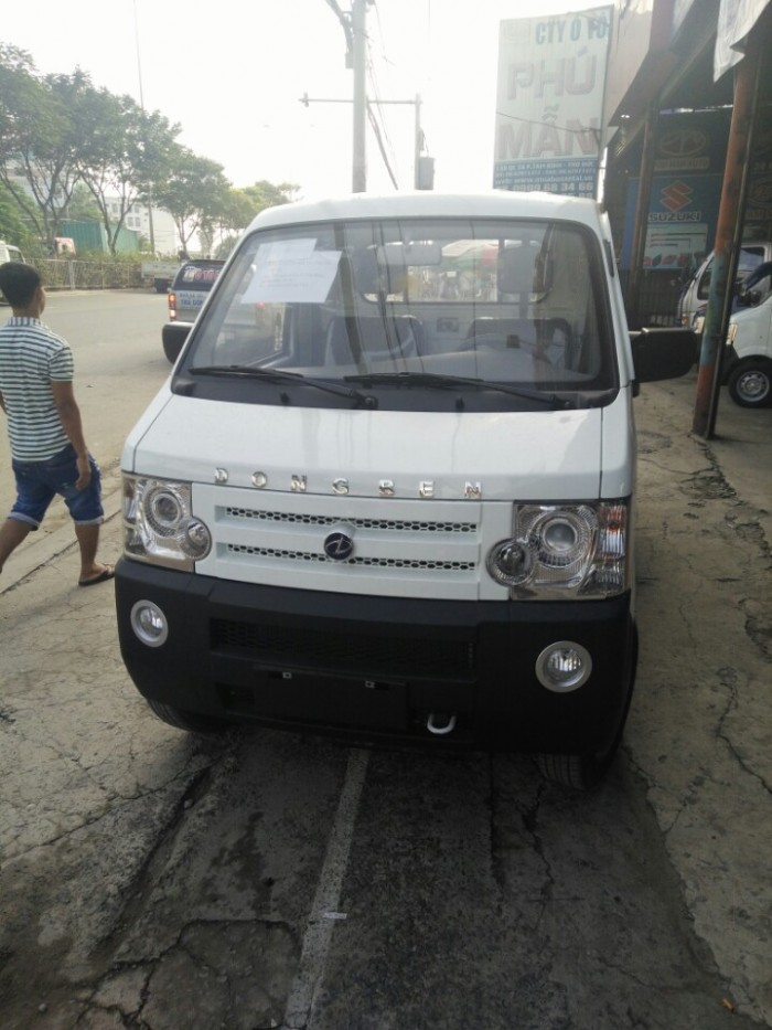 Bán xe Dongben DB201 800kg, thùng lửng màu trắng