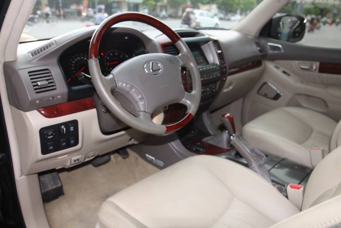 Lexus GX 470 đời 2008. Màu đen nội thất kem. Xe chính chủ nhập khẩu nguyên chiếc
