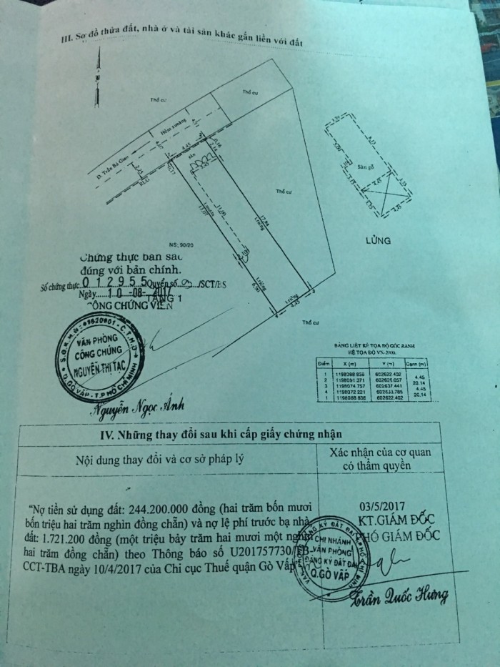 Bán nhà cấp 4 HXH Trần Bá Giao P5 Gò Vấp 85m2