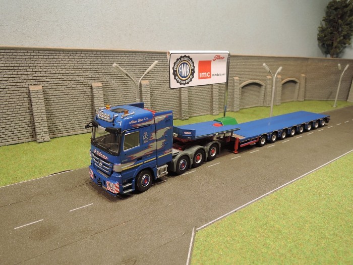 Bán gấp rơ mooc siêu trường chuyên chở các thiết bị quá khổ Nooboom 120 tấn 8 trục đời 2009