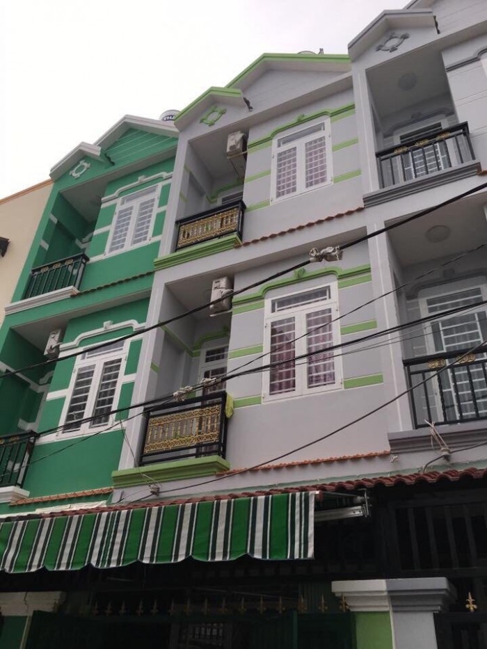 Bán nhà mới đẹp, Huỳnh Tấn Phát, Nhà Bè, DT 3,2x13m, 3 lầu.