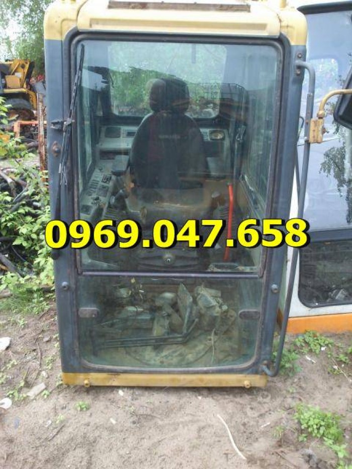Kính Cabin Máy Xúc Lật Đào San Ủi