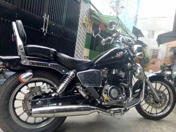 Moto Rebel 125c [USA]2 máy 2 pô, 3 thắng đĩa màu đen bstp chính chủ 2k12