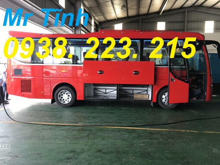 Xe 29 chỗ bầu hơi thaco town tb82 mẫu mới nhất