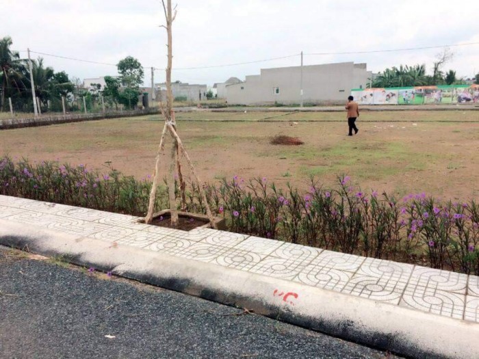 Bán đất dự án mặt tiền đường Phan Văn Mãng,trung tâm TT Bến Lức