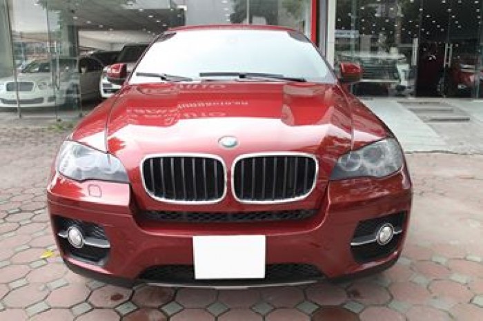 BMW X6 Model 2009. Màu đỏ nội thất kem đăng ký chính chủ cá nhân biển Hà Nội