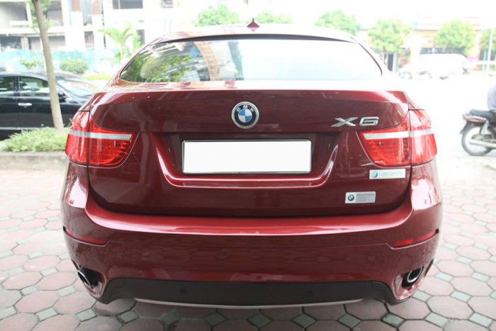 BMW X6 Model 2009. Màu đỏ nội thất kem đăng ký chính chủ cá nhân biển Hà Nội