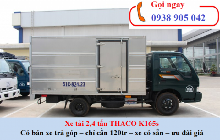 Giá xe tải 2,4 tấn kia thaco k165s là dòng xe tải nhẹ máy dầu được ưa chuộng nhất