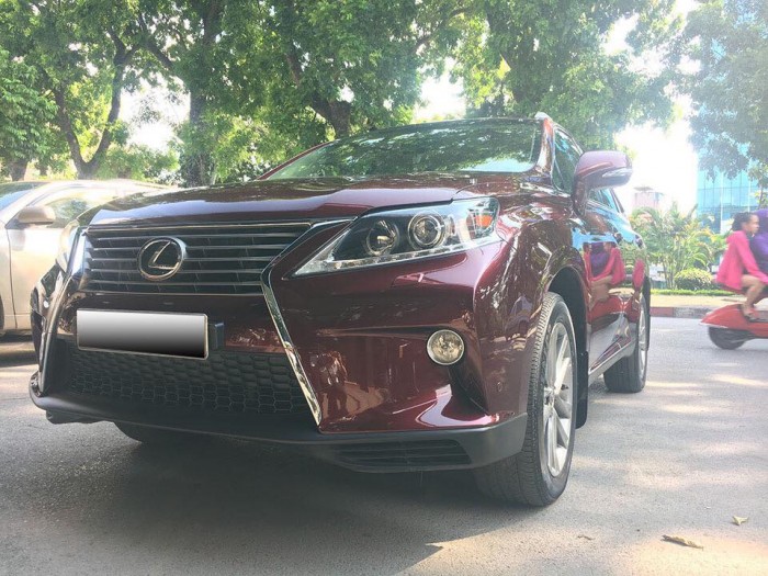 Bán xe Lexus Rx350 sản xuất 2014 màu đỏ mận