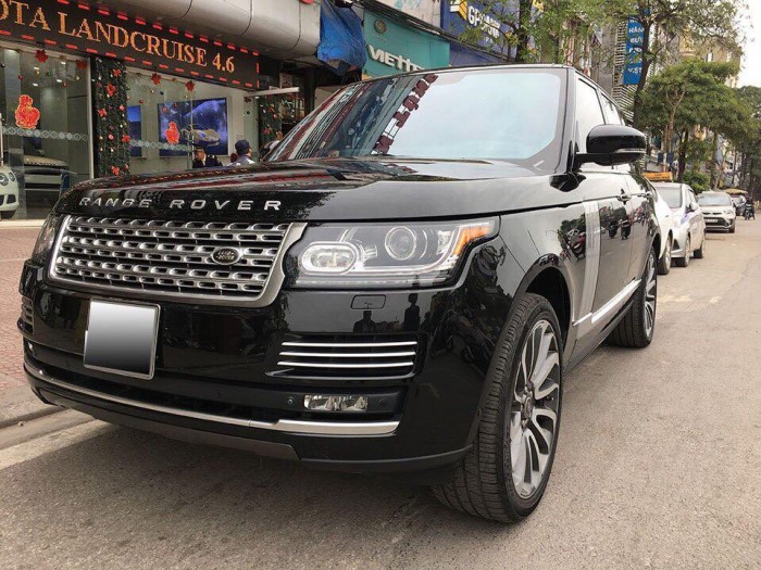 Bán xe Range Rover Autobiography 5.0 màu đen nội thất da bò 2014