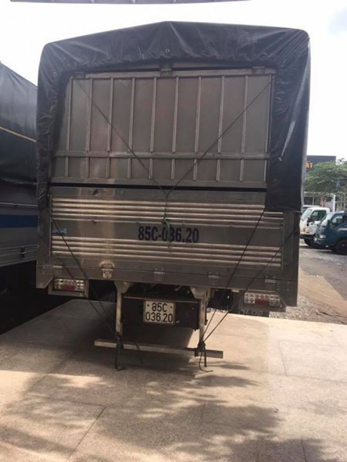 Fuso FJ thùng bạt đời 2016, thùng dài 9m.