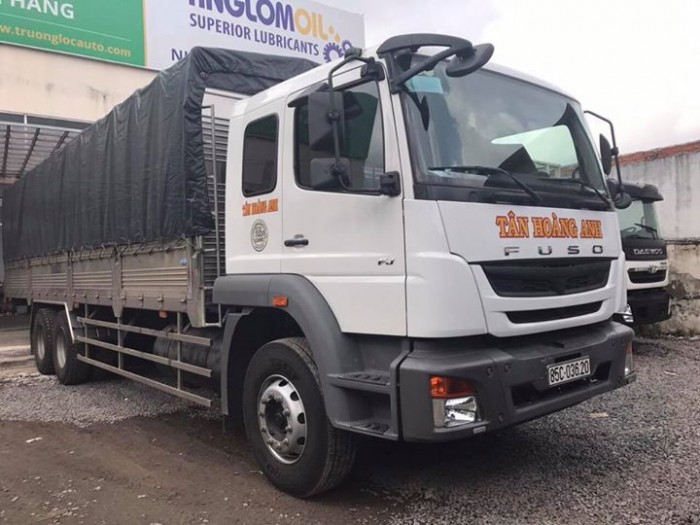 Fuso FJ thùng bạt đời 2016, thùng dài 9m.