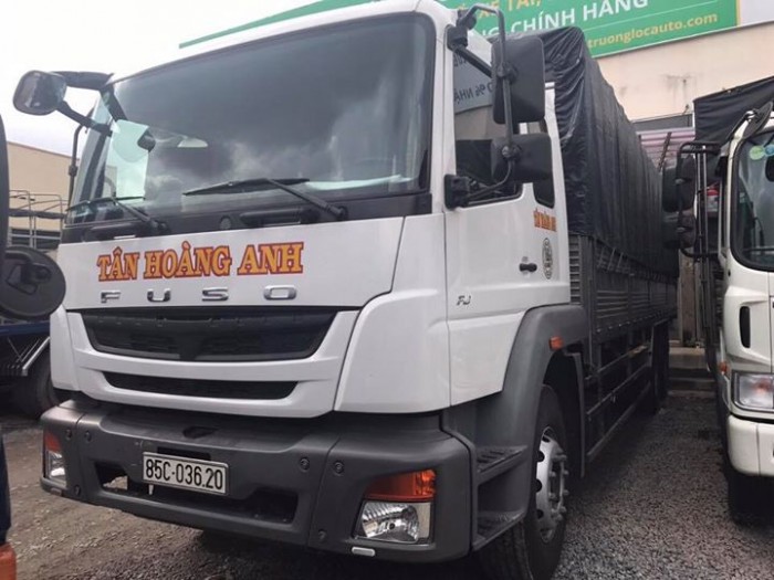 Fuso FJ thùng bạt đời 2016, thùng dài 9m.