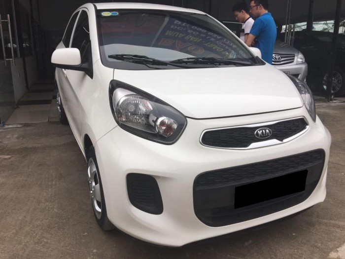 Cần bán gấp xe Kia Morning 1.25 mt 2015 odo 50.000km trắng sữa