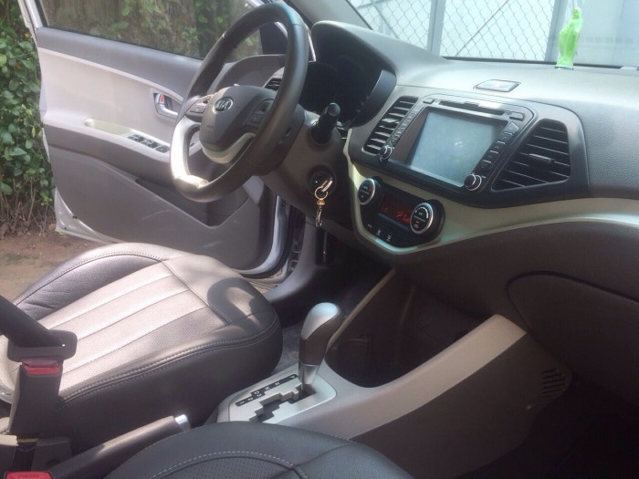 Bán xe Kia Morning Si 2015 số tự động màu bạc phiên bản cao cấp
