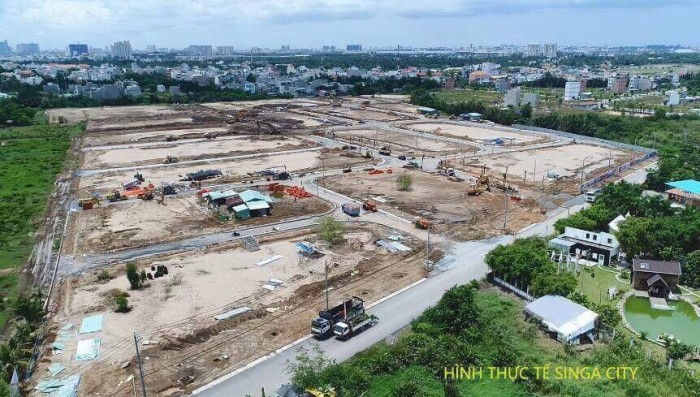 Hỗ trợ vay vốn NH khi mua đất tại khu đô thị SinGa City-Tặng thêm 1-2 cây vàng/SP