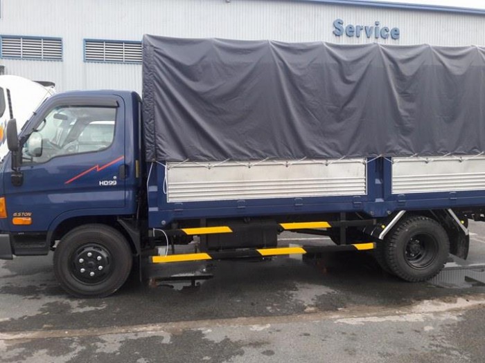 Xe Hyundai xe hd99 thùng mui bạt 6t5 xe