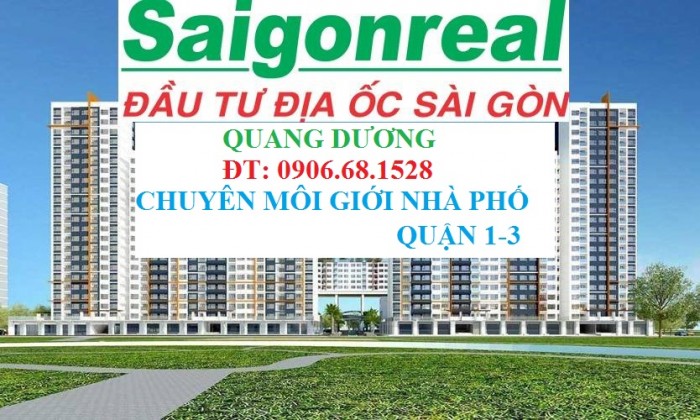 Bán Nhà MT Bùi Viện, Quận 1, DT: 4x18m, 3 lầu đẹp