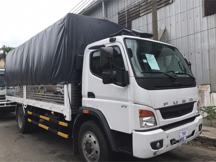 Xe tải fuso 7,3 tấn thùng mui bạt