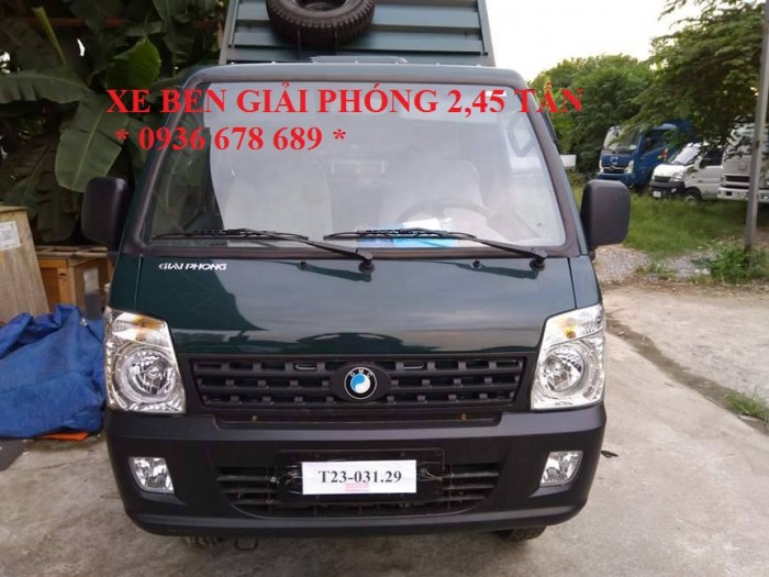 Bán xe ben Giải Phóng 2,45 tấn