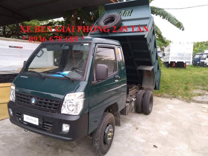 Bán xe ben Giải Phóng 2,45 tấn