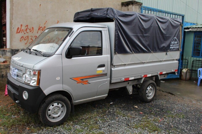 Xe dongben thùng mui bạt - xe tải 810kg giá rẻ