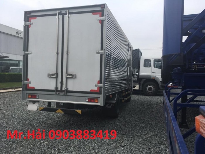 Xe tải FUSO Canter tải trọng 4t, thùng kín INOX