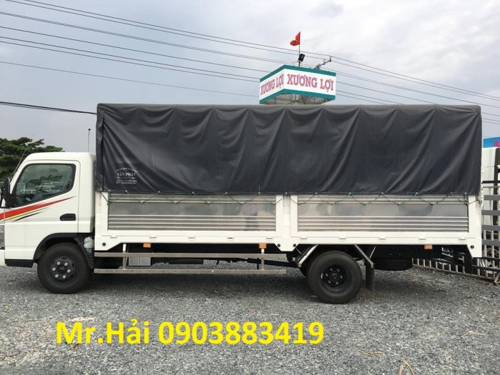 Xe tải FUSO Canter tải trọng 4.5t thùng mui bạt