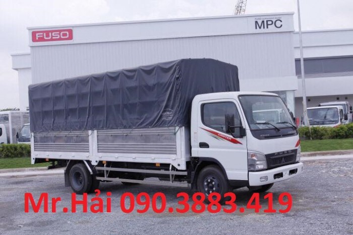 Xe tải FUSO Canter tải trọng 4.5t thùng mui bạt