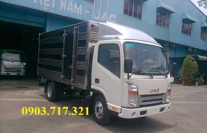 Xe tải Jac 3t45 đầu vuông máy cn Isuzu thùng 4.3m giá trả góp tốt nhất, giao xe ngay
