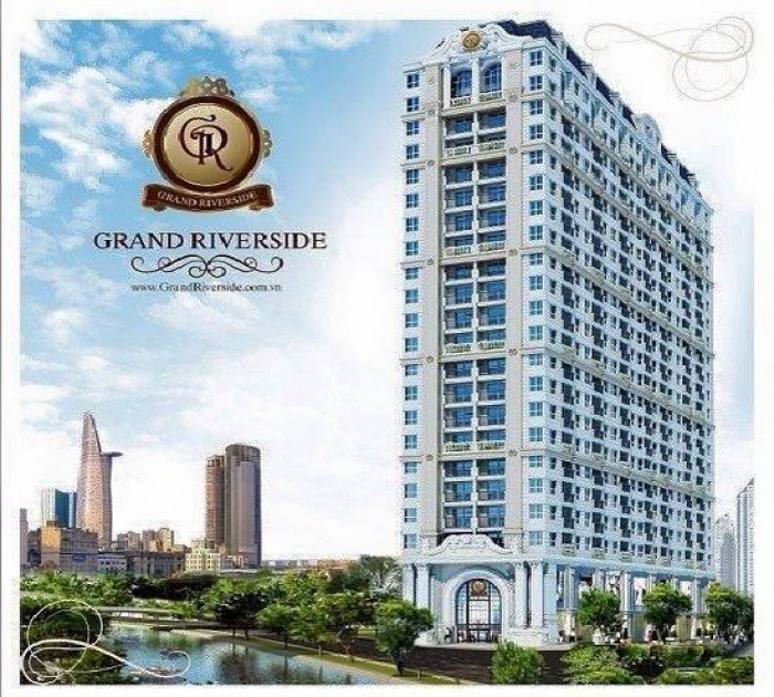 Bán Căn Hộ Grand Riverside Mt Bến Vân Đồn View Sông Quận 1, Tặng 250tr + Ck 5%/Căn