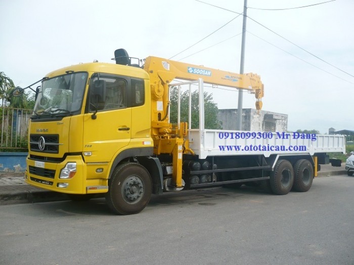 Dongfeng Hoanghuy 15 Tấn Gắn Cẩu Soosan 7 Tấn Scs1015ls