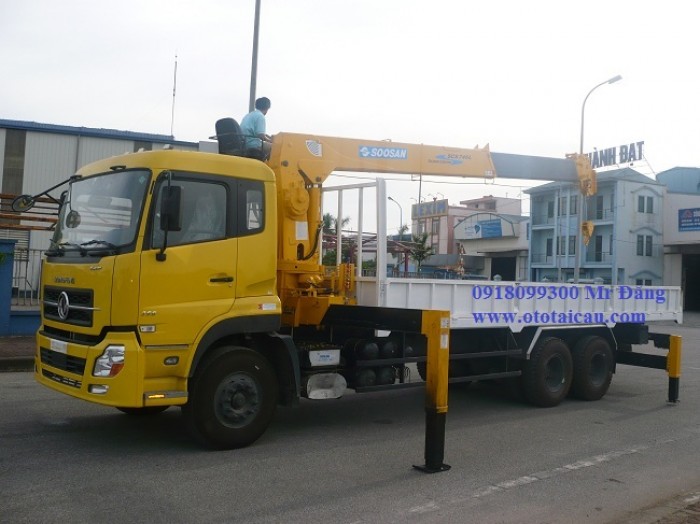 Dongfeng Hoanghuy 15 Tấn Gắn Cẩu Soosan 7 Tấn Scs1015ls