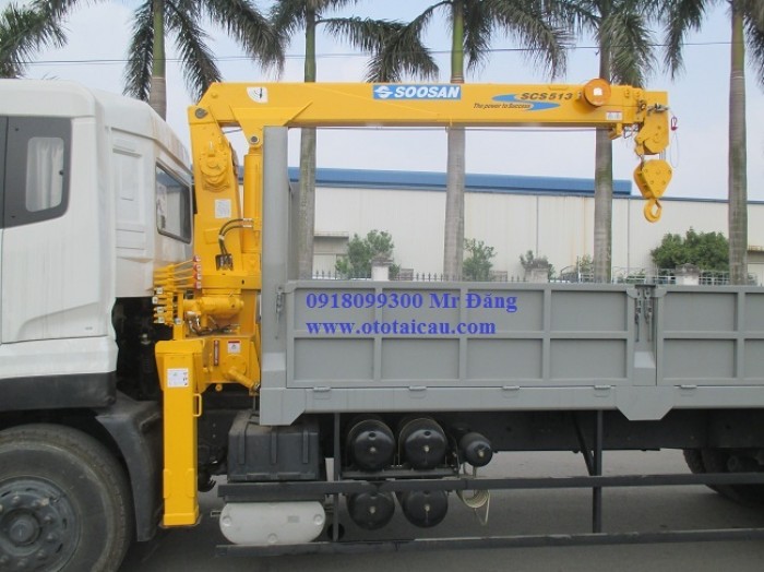 Dongfeng Hoanghuy Gắn Cẩu Soosan Scs513