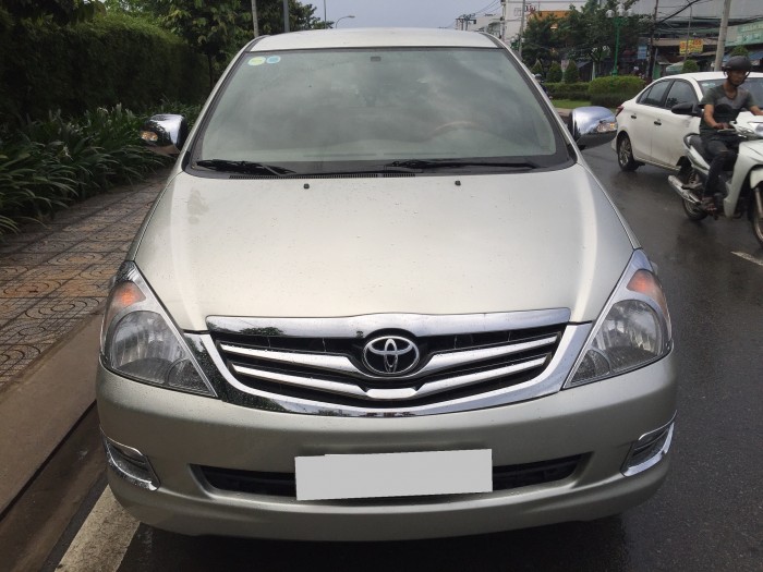 Toyota Innova 2007 MT màu xám vàng xe cọp