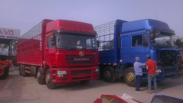 Xe tải shacman 4 chân nhập khẩu nguyên chiếc tải trọng cao nhất thị trường