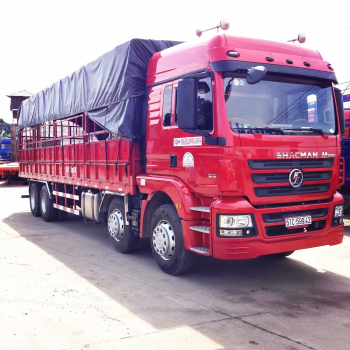 Xe tải shacman 4 chân nhập khẩu nguyên chiếc tải trọng cao nhất thị trường