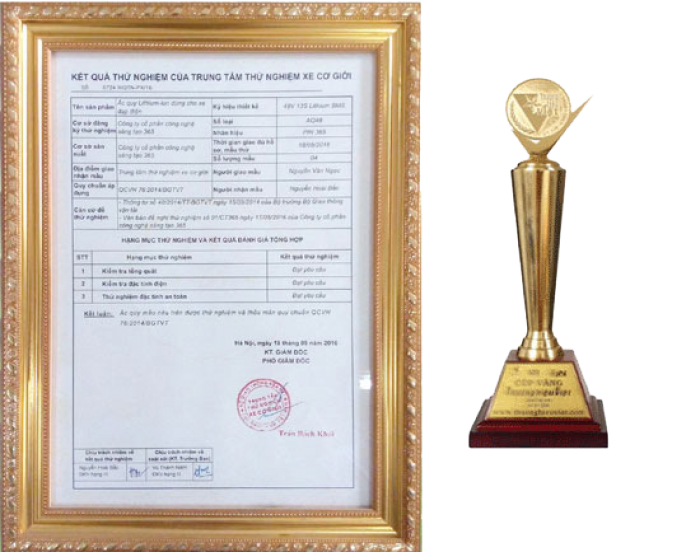 Pin 365 khẳng định thương hiệu Việt
