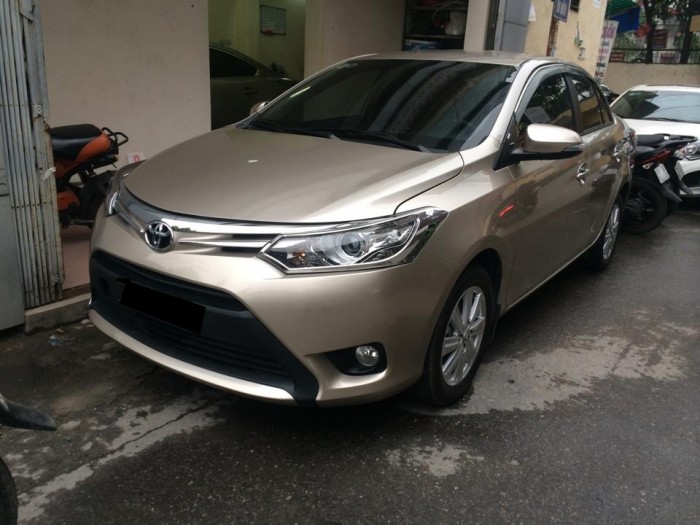 Toyota Vios G 2014 at màu vàng hoàng kim