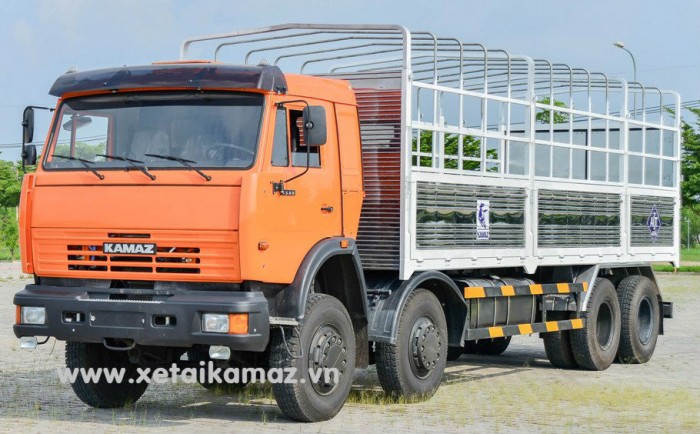 Xe Tải Thùng Kamaz 6540 Long I (8x4),  Thùng Dài 7,8m