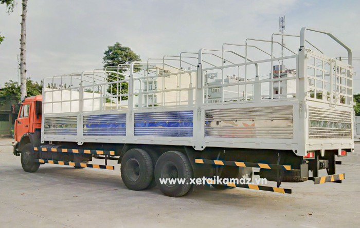 Xe Tải Thùng Kamaz 53229 (6X4) Long II, lòng thùng dài 9m1-9m3