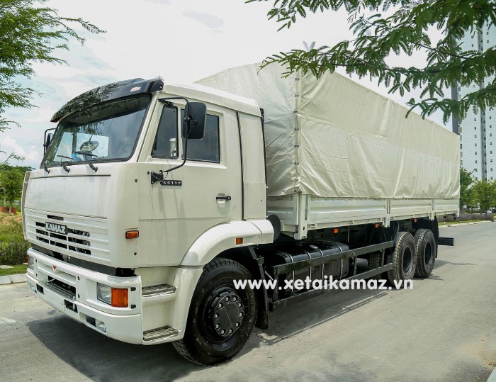 Xe Tải Thùng Kamaz 65117 (6X4) Long I, thùng dài 7m8