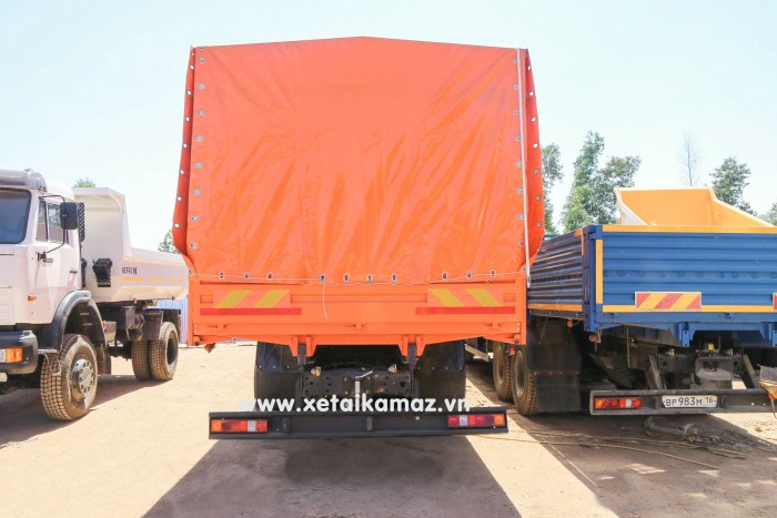 Xe Tải Thùng Kamaz 65117 (6X4) Long Ii, thùng dài 9m3