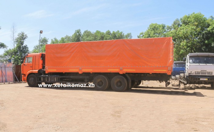 Xe Tải Thùng Kamaz 65117 (6X4) Long Ii, thùng dài 9m3