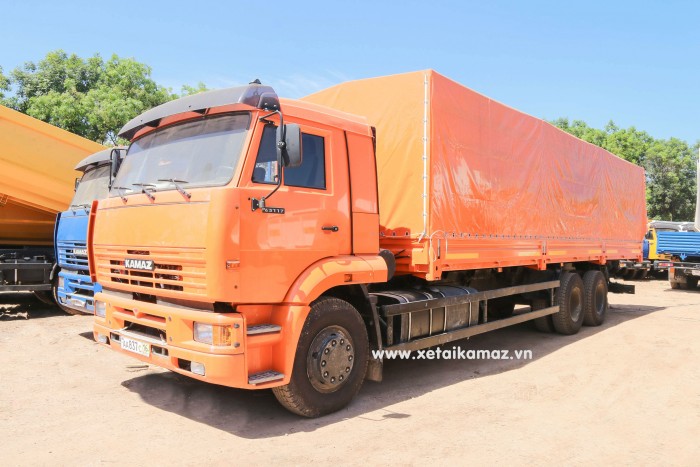 Xe Tải Thùng Kamaz 65117 (6X4) Long Ii, thùng dài 9m3