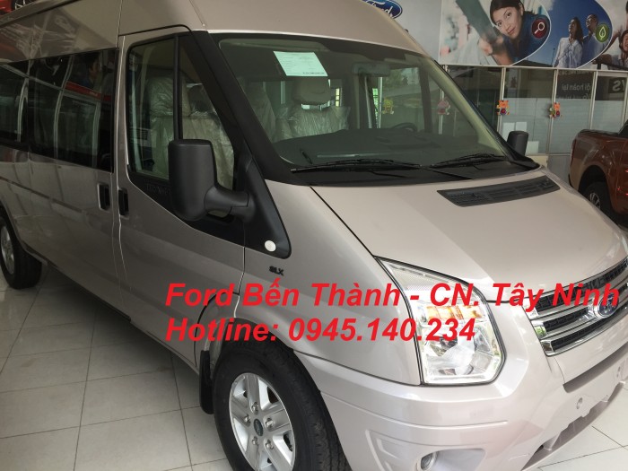 Bán xe Ford Transit 16 chỗ mới nhất 2017, Tây Ninh, Giá tốt nhất, vay 80%