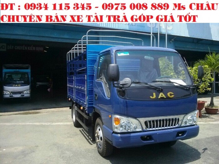 Giá rẻ- xe tải jac 2.4 tấn trả góp ( jac 2T4 giá rẻ ( jac 2t4 thùng bạt ( jac 2.4t thùng kín.)))
