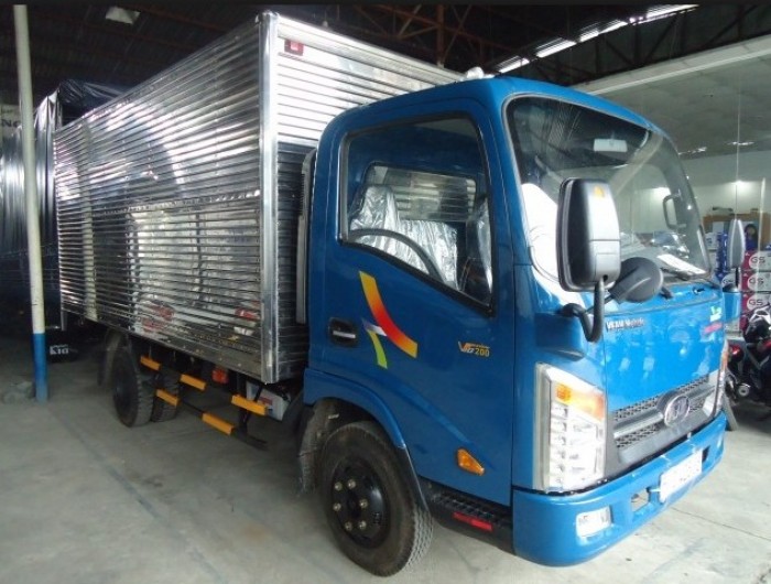 Xe tải Veam VT201 thùng bạt, thùng dài 3m8